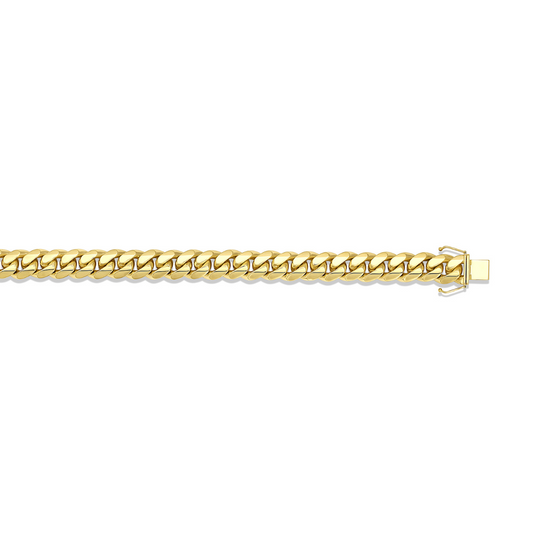 14k solid Miami Cuban Link 9in Bracelet 9.2mm 59.1 grm