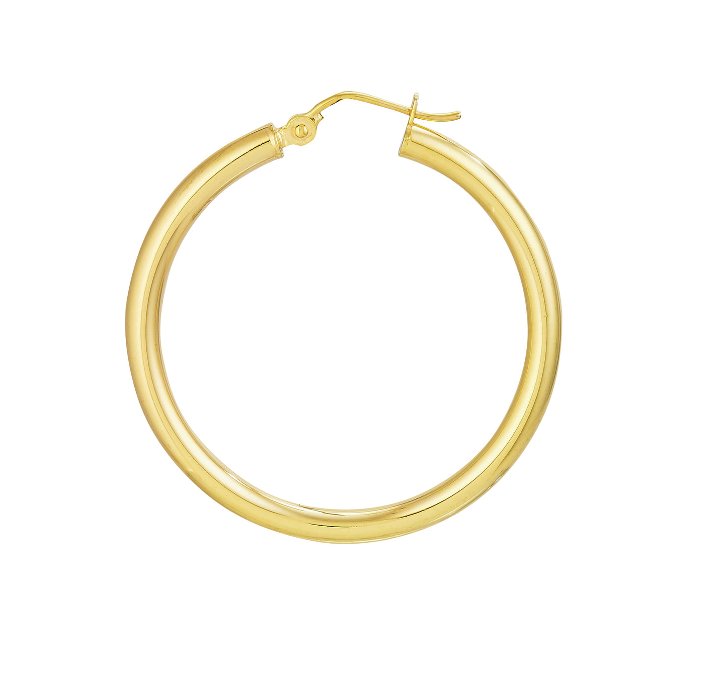 14k Italian Hoops - 2x40 mm 1.6gr